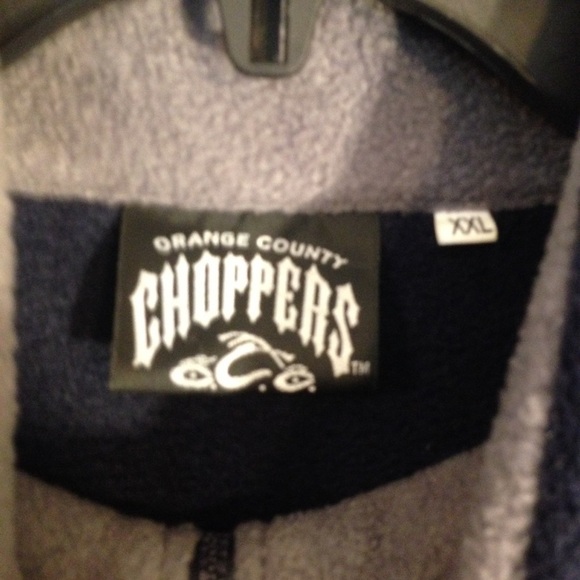 ORANGE County Choppers Fleece Vest Size XXL - Picture 5 of 6